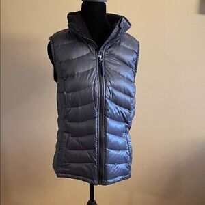 Calvin Klein Collection Women's Silver Puffer Vest